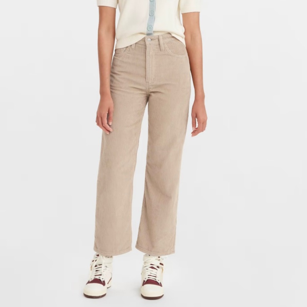 Levi’s ribcage straight ankle corduroy pants